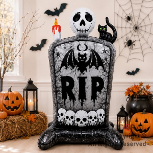 GLOBO METALIZADO HALLOWEEN RIP 140 CM (U2604-05)